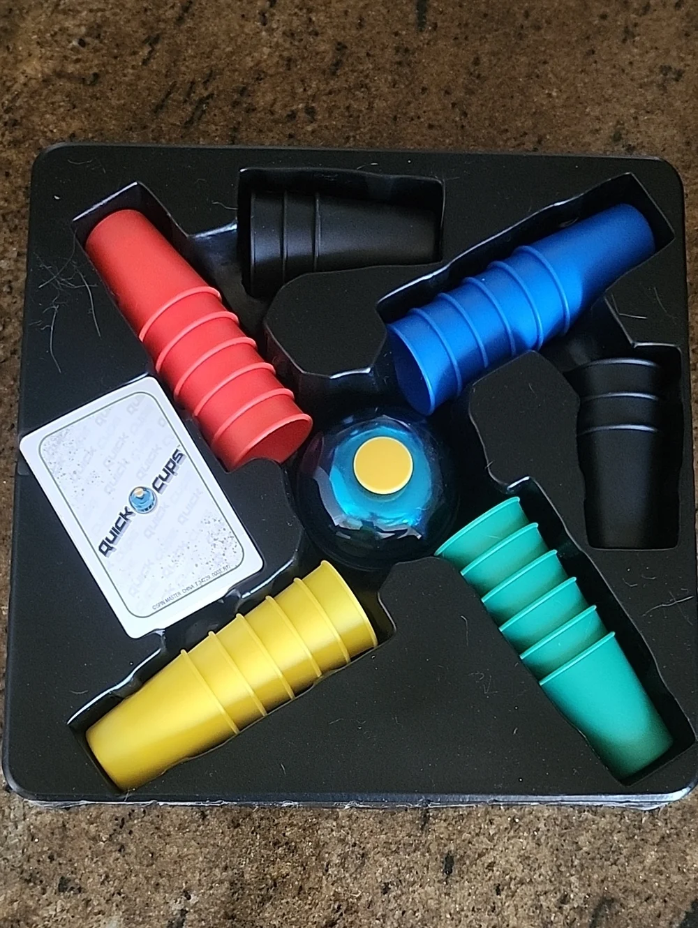 Quick Cups Kids Stacking Game by Spin Master - Ages 6+ - Includes All Pieces